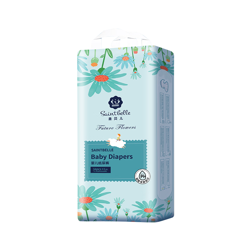 �ᰲ�� ʥ����ֽ���L��34Ƭ��9-14kg�������׷�ҽ����������ʪ 21.63Ԫ