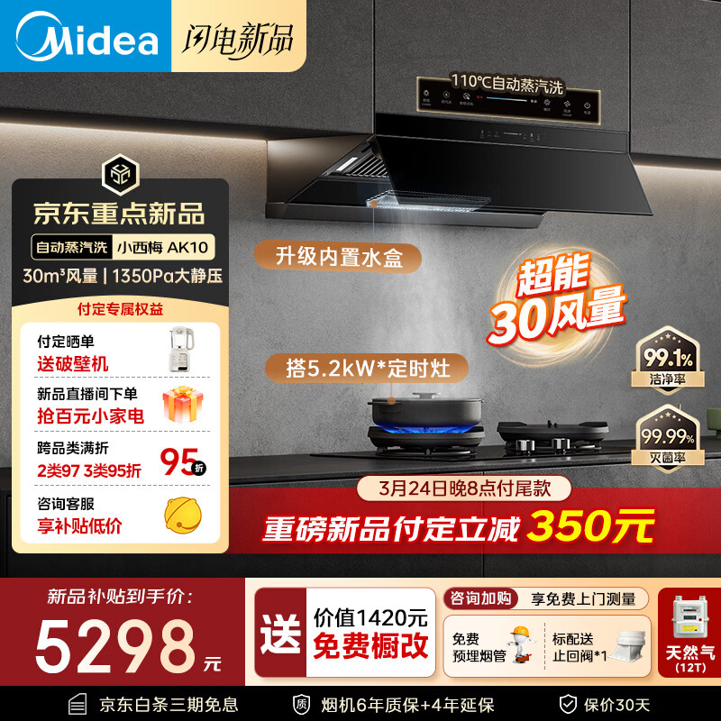���ģ�Midea����С��÷�����̻������װ����30�����Զ�����ϴ����һ���Ƶ����ϴ�������̻�CXW-140-AK10 5298Ԫ