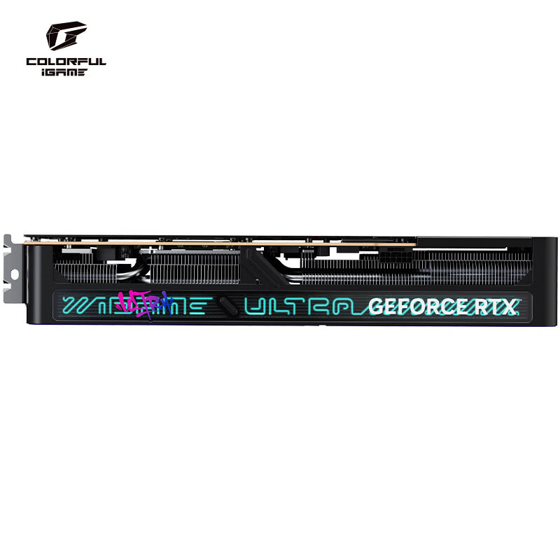 七彩虹(Colorful)iGame GeForce RTX 5070 Ti Ultra Z BLACK OC 16GB GDDR7 DLSS 4.5 背插 光追游戏设计电脑显卡