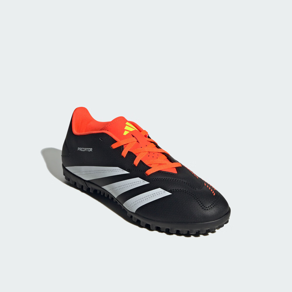 adidas PREDATOR CLUB TF人造草地/室外硬地碎钉足球鞋阿迪达斯 黑色/白色/橙色 (推荐选大半码) 42.5