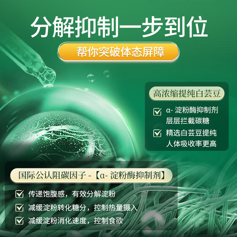 绿力幸减肥瘦肚子燃脂不反弹快速瘦腰身减肥药排油提高代谢代餐 一瓶体验装 60粒*1瓶
