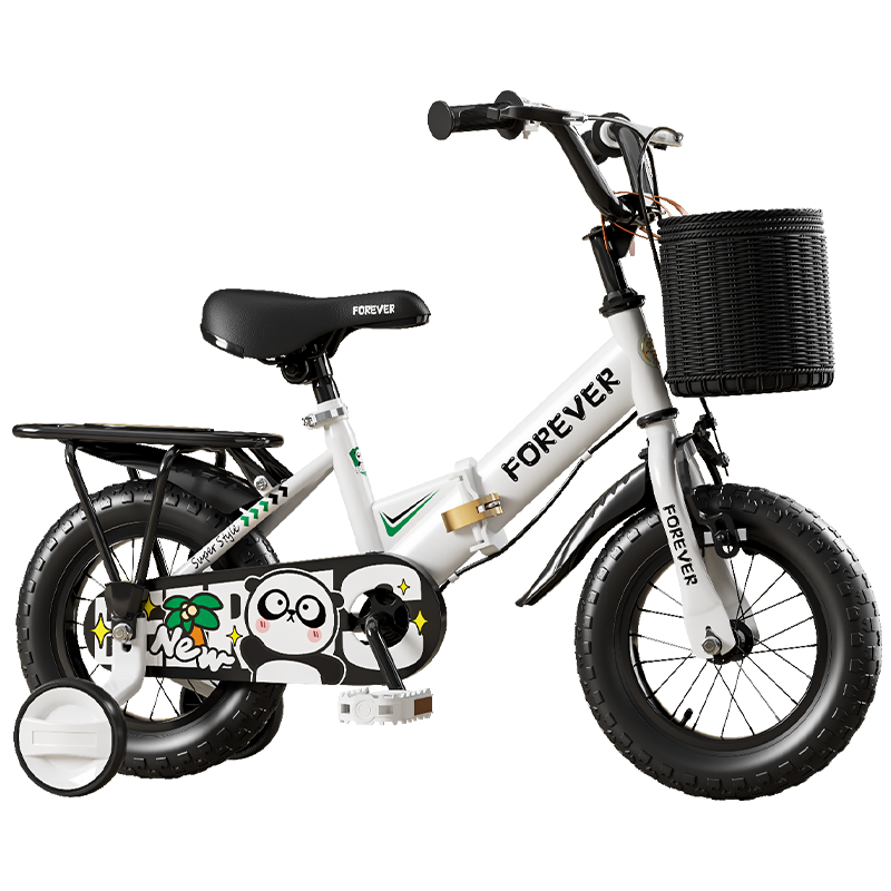 永久（FOREVER）儿童自行车宝宝脚踏车儿童折叠自行车3-8岁童车18寸