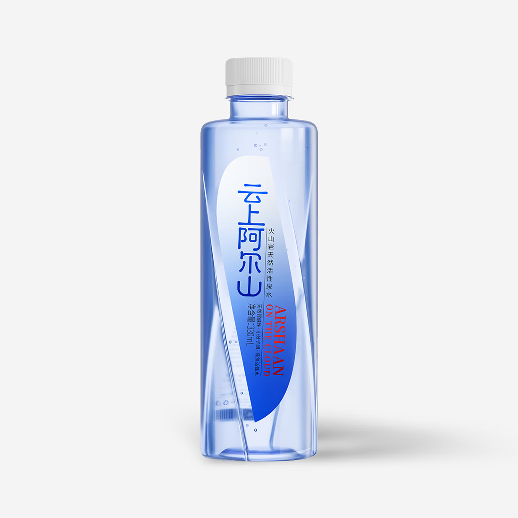云上阿尔山火山岩天然活性泉水弱碱性水 整箱装饮用水 520ml*1瓶【碧空】