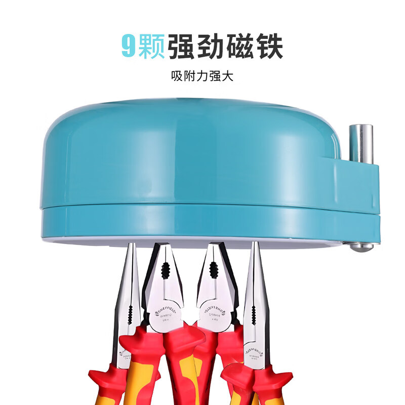 美人魚（Mermaid）二層帶磁食盒黑坑專用餌料盆釣魚釣箱釣椅野釣餌料盒 蒂芙尼藍(lán)