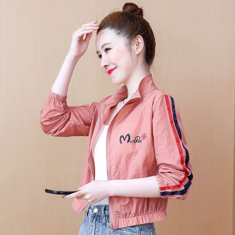 恒源祥透气轻薄冰丝防晒衣女短款2026新款夏季休闲百搭气质时尚洋气外套 【透气防晒】白色 M 穿100到109斤