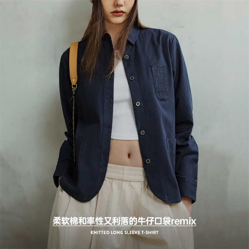 ���� MADEN��װ����ţ�пڴ�ƴ�ӳ���������������������װٴ��������Ů ����ɫ M 95.9Ԫ