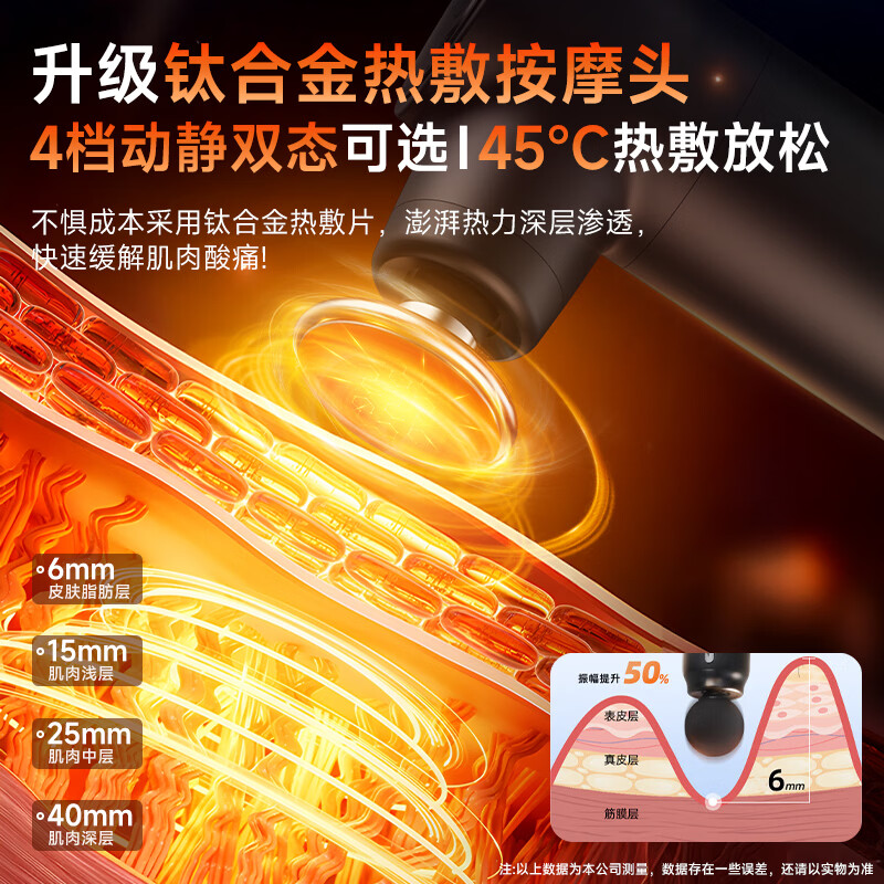ISDANTON【进口电机丨官方正品】筋膜枪按摩仪器专业级肩颈腰背肌肉深层放松颈膜枪迷你便携式健身男女专用 【素瓷白】专业级按摩丨无刷电机丨低噪静音 恒温加热头丨4档调节丨持久续航