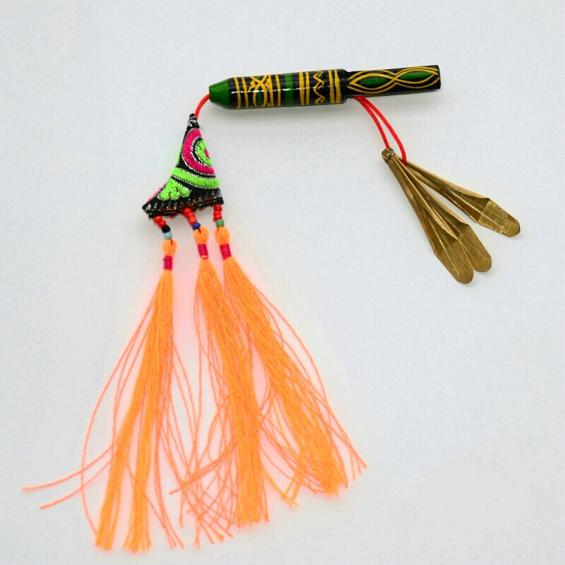 贤怀达彝族口弦琴 彝族铜口弦彝族乐器 民族口弦大凉山彝族手工 绿盒3