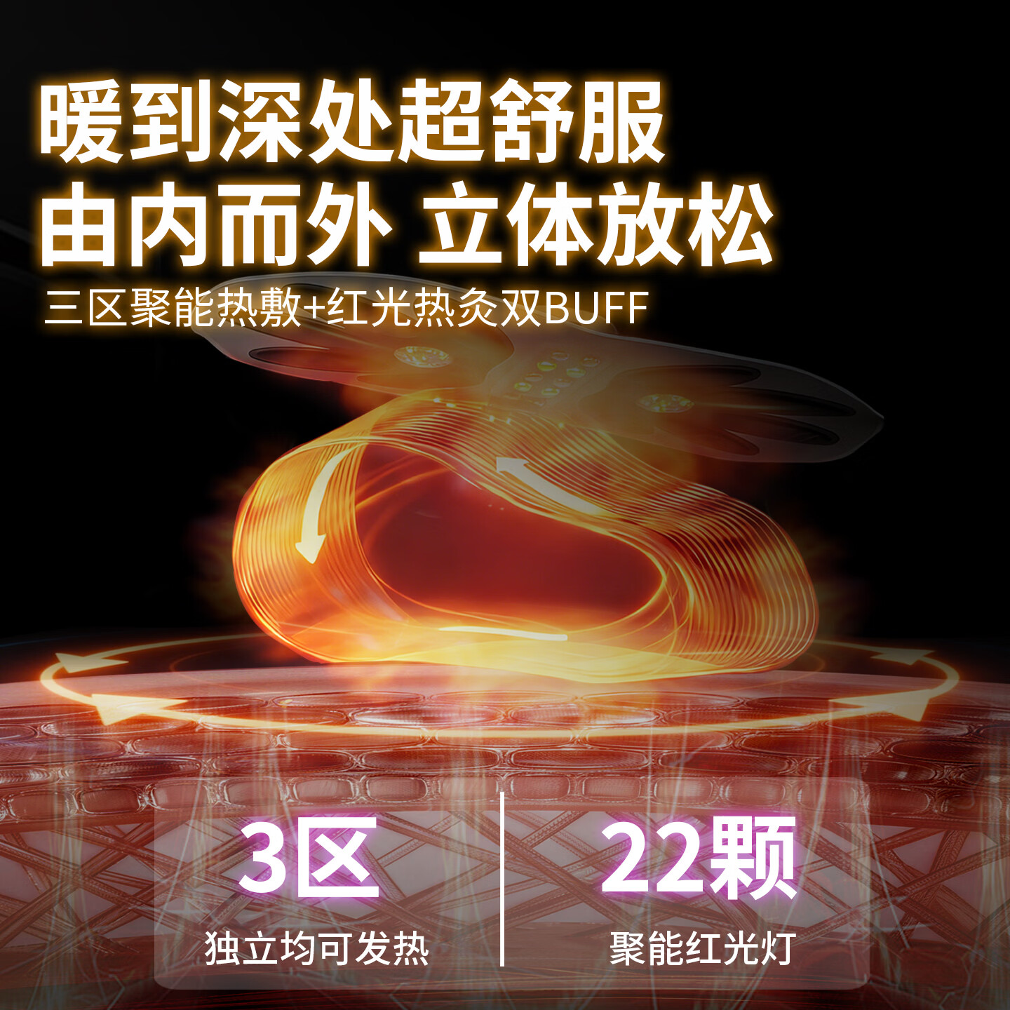 欧美然 OMR【世界健美冠军同款】EMS微电流健身按摩智能腰带 光耀版【无忧试用】腰带+紧致喷雾50ml+塑形凝露