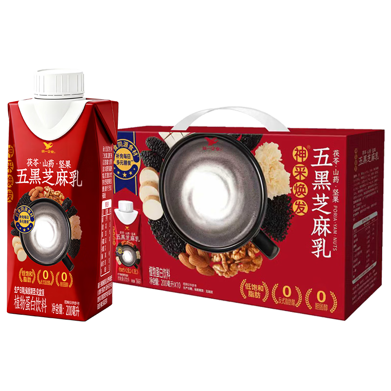 PLUS��Ա�����׵���ͳһ ֲ�ﵰ������ ���֥���� 200ml*10����� ҩʳͬԴ 58.9Ԫ