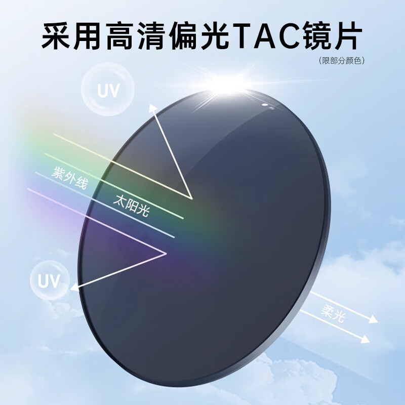 镜宴（COASTAL VISION）镜宴新款太阳镜酷感时尚男女户外偏光墨镜7206 太阳镜3202C5