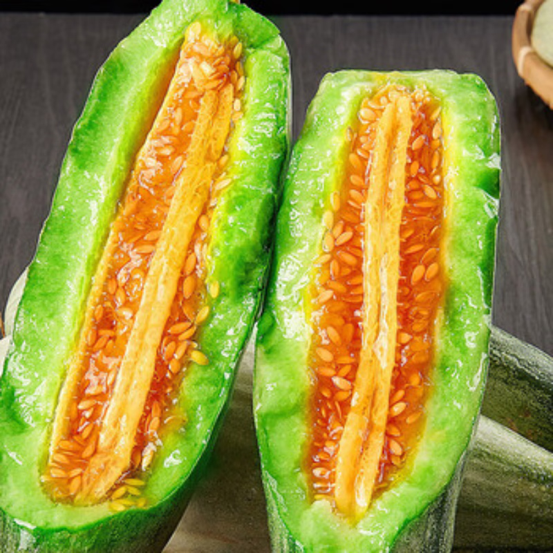 果食鲜丰云南羊角蜜甜瓜香瓜应季新鲜水果源头直发 净重4.5-5斤
