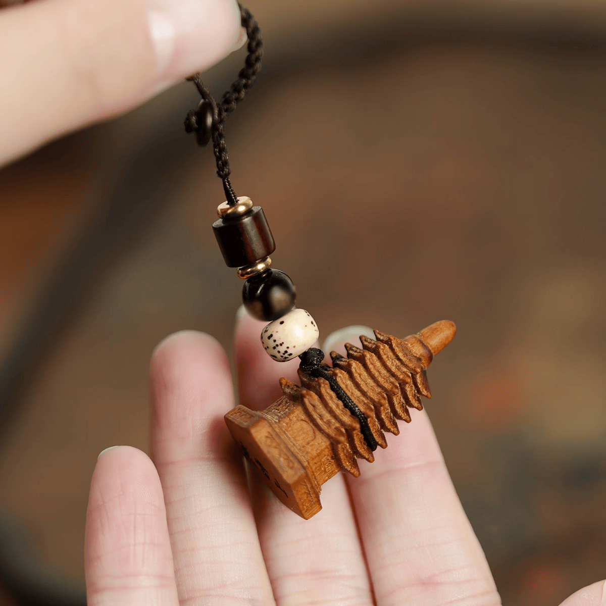 武当山雷击枣木文昌塔挂件 包挂车挂智慧挂饰 国风文玩随身挂吉祥饰品 枣木文昌塔智慧挂饰