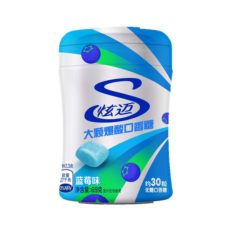 ������Stride�����ǿ������������ ��ݮζ30��69g �ǹ�������ʳ ��ˬ���� ��Я 10.9Ԫ