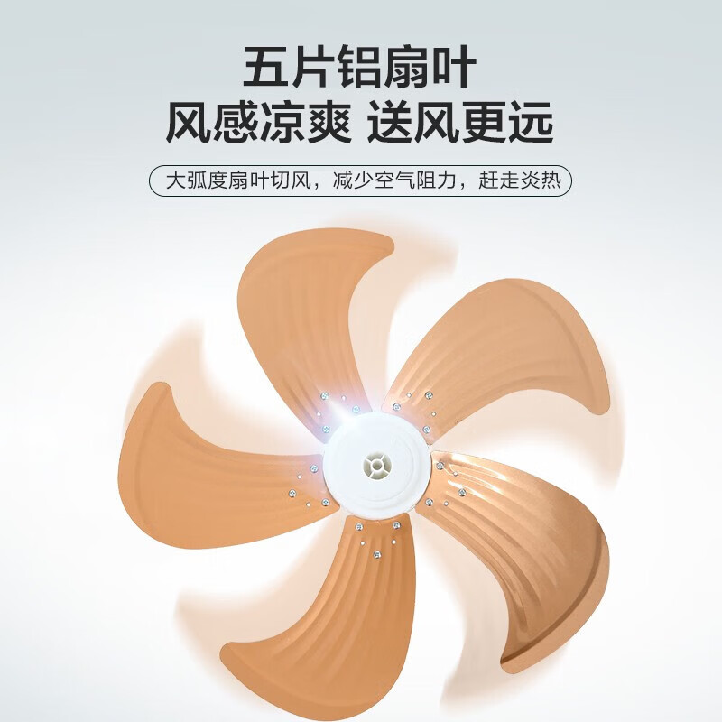 长城电风扇/落地扇/空气流通/工业落地扇/工程家用风扇/七叶大风量风扇 铜芯电机FS45(407)II+18寸金属铝叶