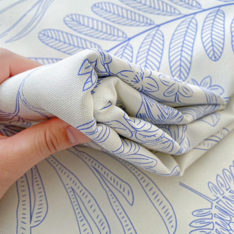 雅鹿加厚老粗布床单单件100原棉亚麻床罩学生宿舍被单三件套单人 柒婳 单床单200*230cm