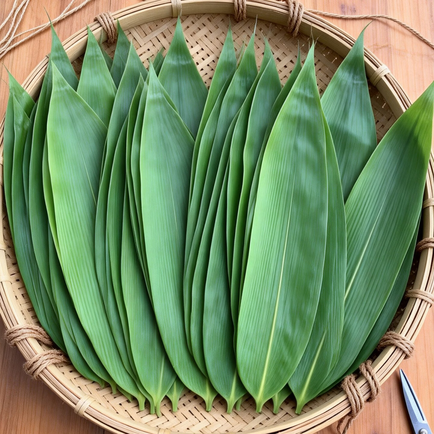 炎之梦®湖南高山粽叶新鲜现摘箬叶端午包粽子专用棕叶商用大粽叶 【大号】200片+【中号】200片（送绳+教程）