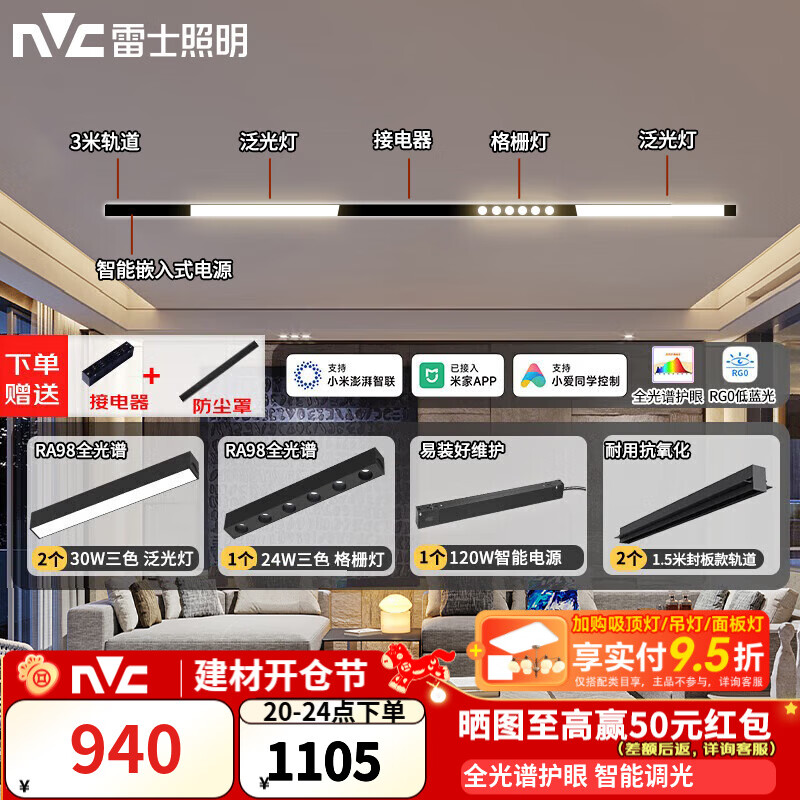 ��ʿ��NVC�����ܻ���ȫ���״��������LEDǶ��ʽ�����Ʒ�Χ�������������ҵ� ��Ra98ȫ��������-����3��3�ơ�