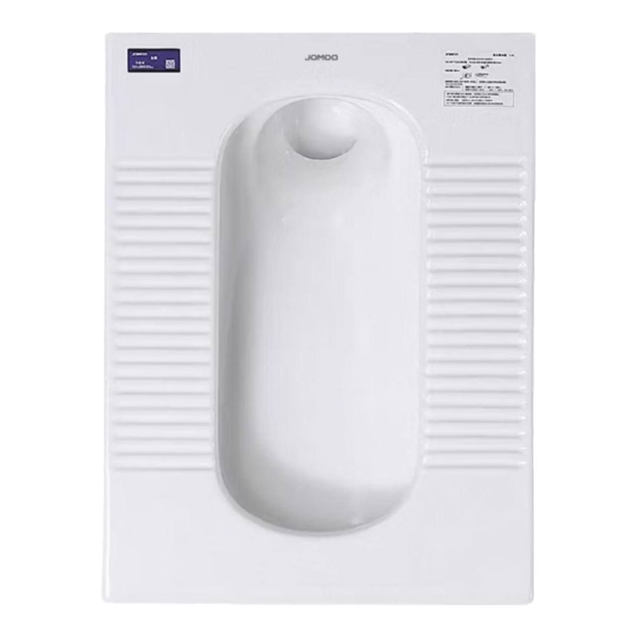 九牧（JOMOO）家用蹲便器超大排污口蹲坑式水箱整套高温陶瓷防臭厕所卫生间蹲便 小尺寸-单个蹲便器【前后排水联系客服】