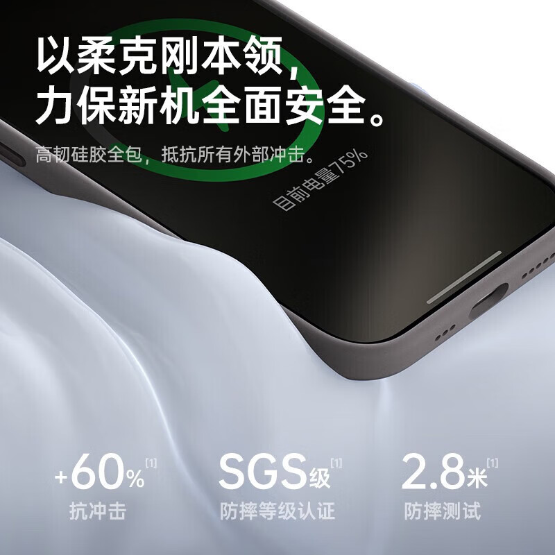 原装适用苹果iPhone15pro手机壳promax液态硅胶MagSafe磁吸保护套全包边防摔plus简约高级原厂正品 [浅蓝色] iPhone 15ProMax