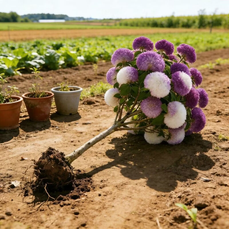 树状中华绣球大花花木老桩树苗植木耐寒阳台盆栽庭院木本花卉花苗 红花【木绣球】四季开花 8年精选苗【树形+当年爆满开花】