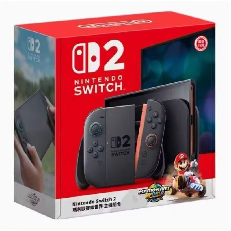 任天堂（Nintendo）促销任天堂switch2代 新款游戏主机 NS2马里奥世界全新家用游戏机 港版 新款Switch2主机标配256G活动 x 256GB