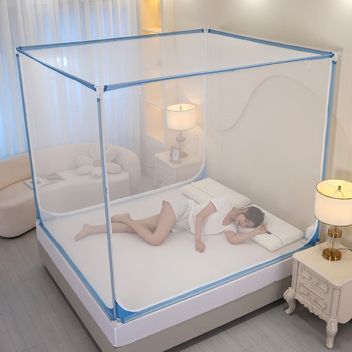 �¿��ˤ��������ʽ����˫����֧��ӡ�����ʴ�����Ʒ ��ɫ��-˫���� 150cm*200cm*170cm ȫ�� ������ʽ֧�� 109Ԫ