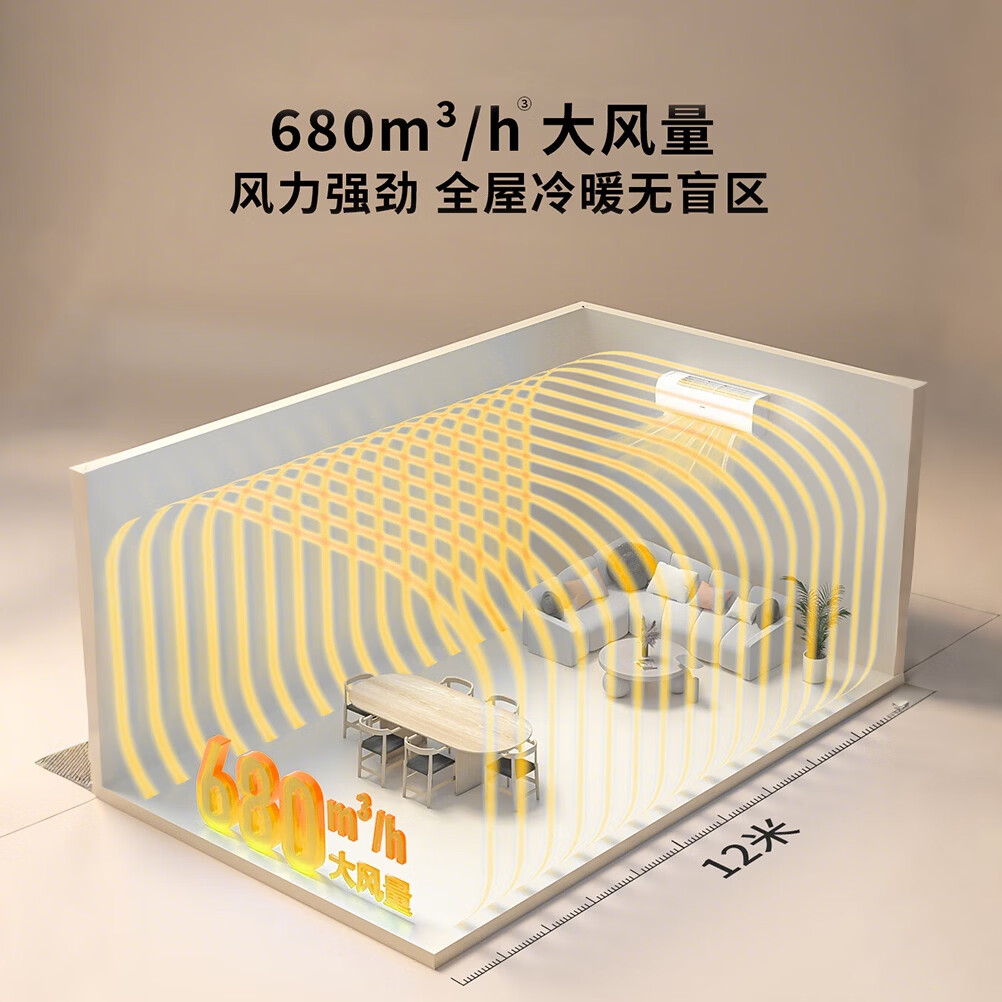海尔出品统帅空调超省电Air 26款大1匹一级能效变频挂机 外机单排铜管 国家补贴KFR-26GW/LXCA-1Pro