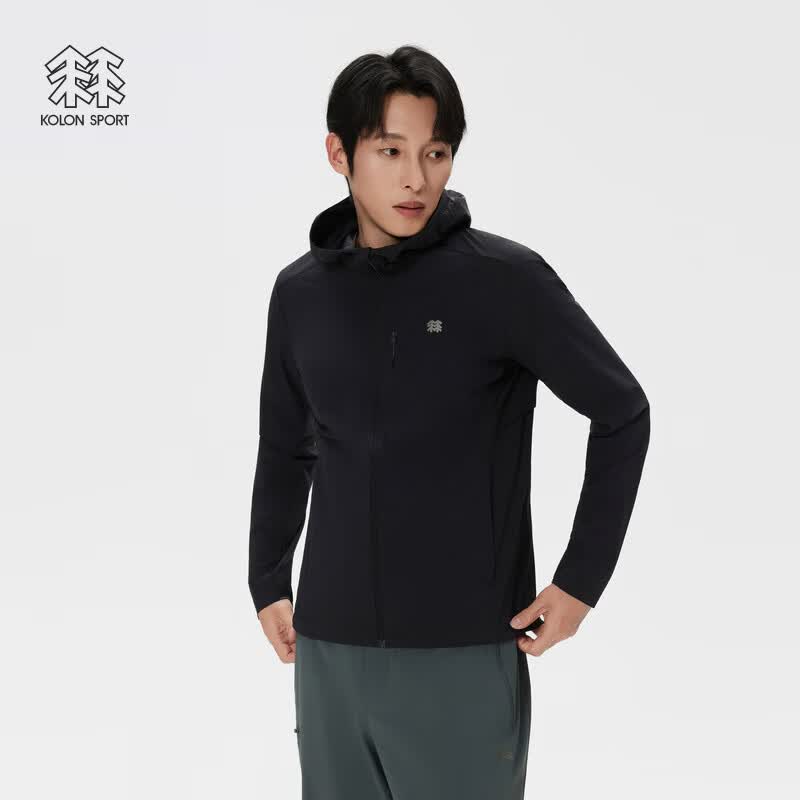 KOLON SPORT/可隆户外防晒衣 男耐磨透湿UPF50+ Windforce防风夹克