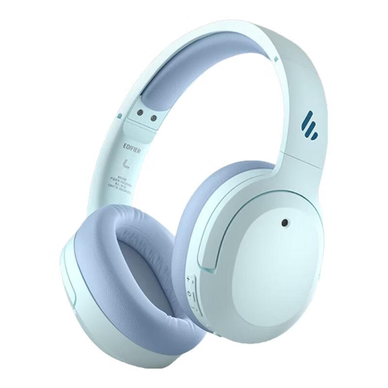 漫步者W820NB【三金标版】头戴式-49深度降噪蓝牙耳机包无线83小时长续航游戏网课LDAC解码耳麦耳塞耳机 【Hi-Res Audio】W820nb湖光蓝
