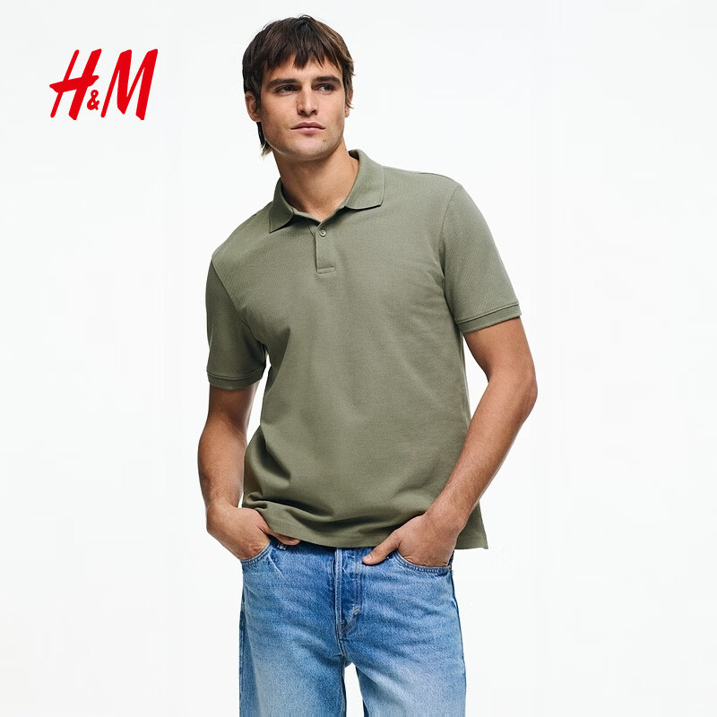 H&M��װPOLO��2026�����¿��׼����ͨ��ְҵ��������1330413 ������ M 175/100 54.5Ԫ