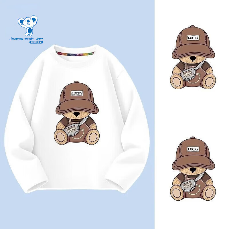 ��ά˹��Jeanswest����ά˹��ͯ����t��2026�¿��ͯ�������������д�ͯ���޴���� �����޴��������ɫľż�� 160 ���顾75-90� 13.23Ԫ