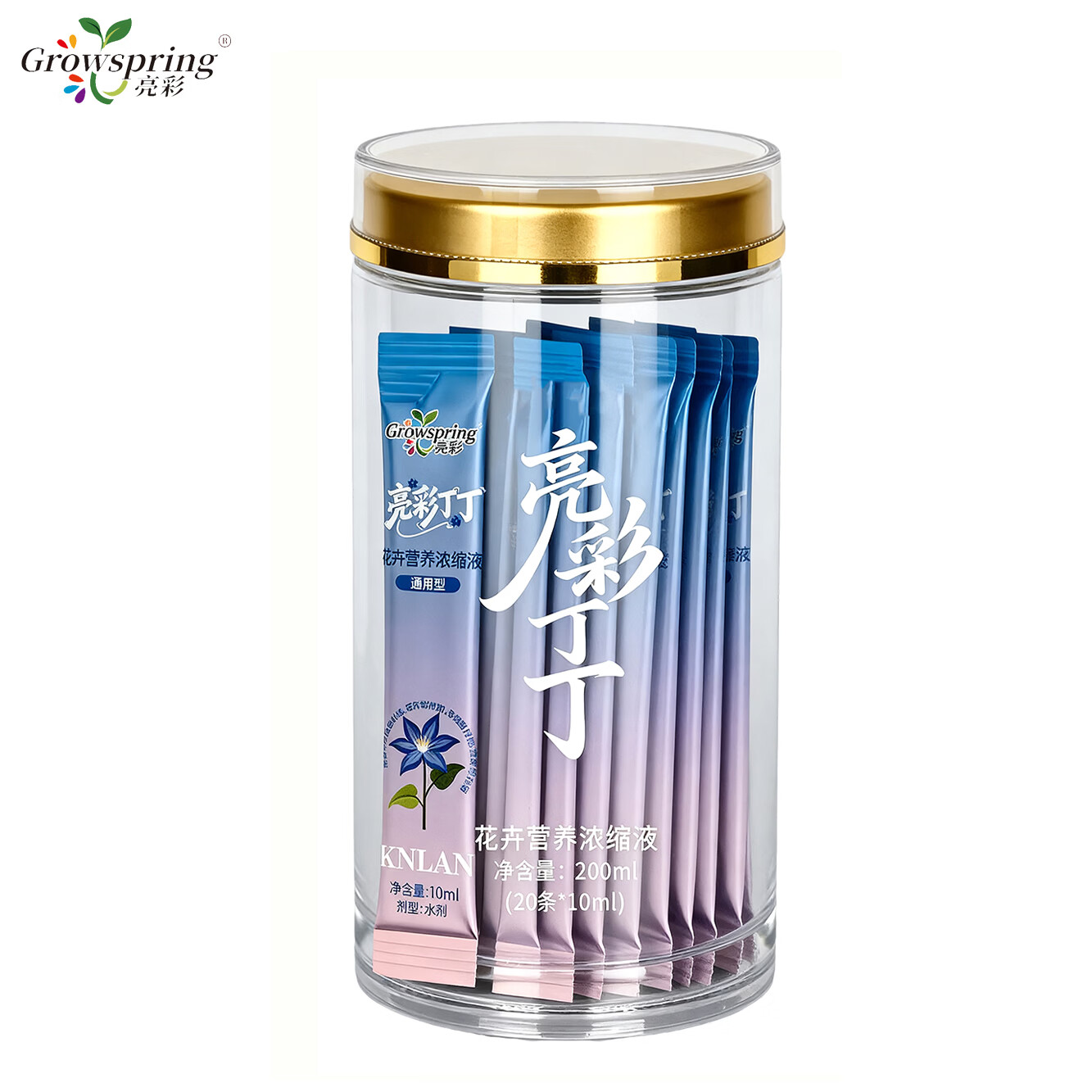 亮彩植物营养液通用型浓缩家用养花盆栽绿植花卉水培土培适用亮彩丁丁 通用型