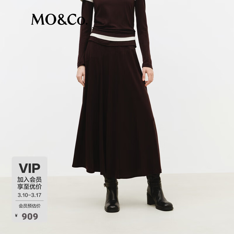 MO&Co.����ȹ2026����Ʒ�ӿ�������������A�ְ�ɡȹ��ӯ����MBF1SKTT03 �ؿ�ɫ L 1054Ԫ