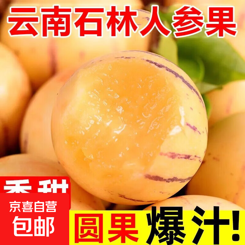 现摘云南人参果石林新鲜人参果当季孕妇水果树上熟整箱包邮批发 中果50-80g带箱5斤