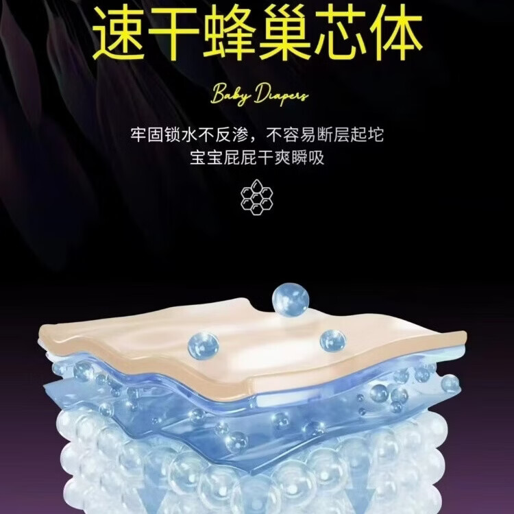 布本布小彩蜂纸尿裤拉拉裤满版印花时尚裤极薄柔软透气干爽一夜一片正品 小彩蜂拉拉裤XXXXL码36片 两包
