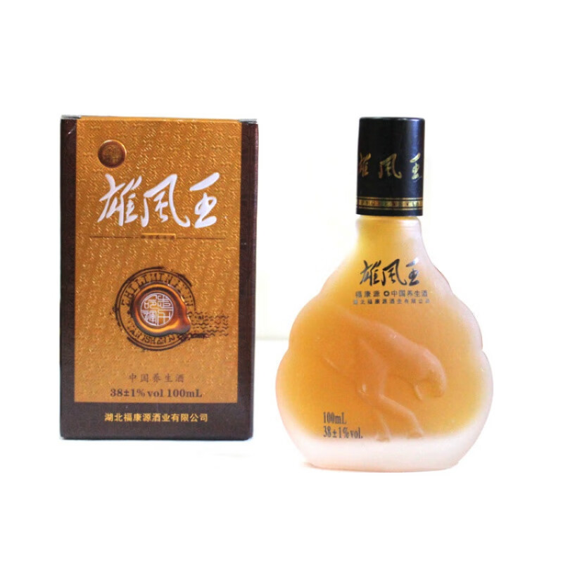 酒雄风王酒 湖北荆州酒雄风王酒卡瓶100毫升