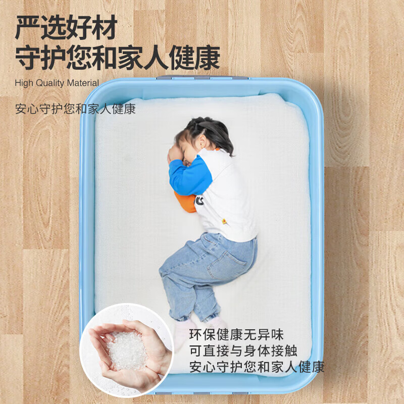 禧仕多禧天龙收纳箱塑料家用加大加厚学生宿舍衣物玩具书籍整理箱 石青【店长推荐52升】3个装