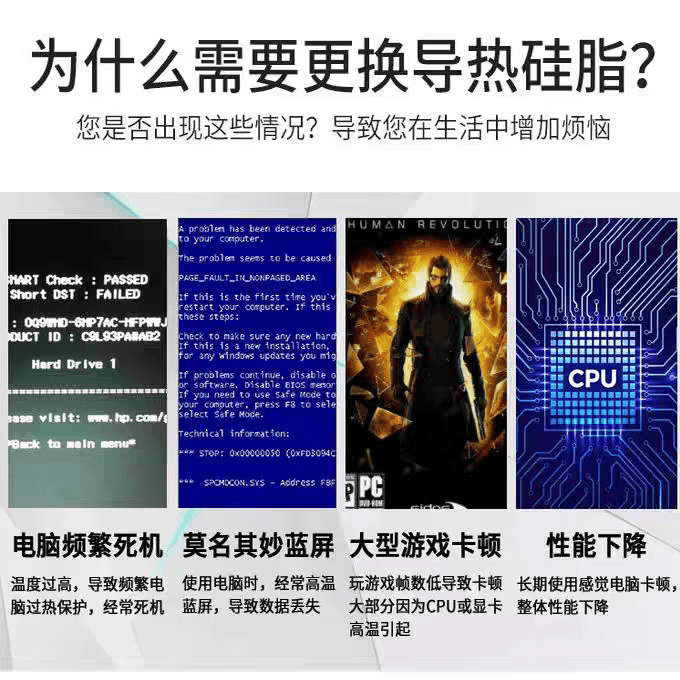 信越7921导热硅脂 电脑CPU散热硅脂 显卡笔记本散热膏 芯片导热膏 导热率6W/m.K 日本原装进口 4g-7868