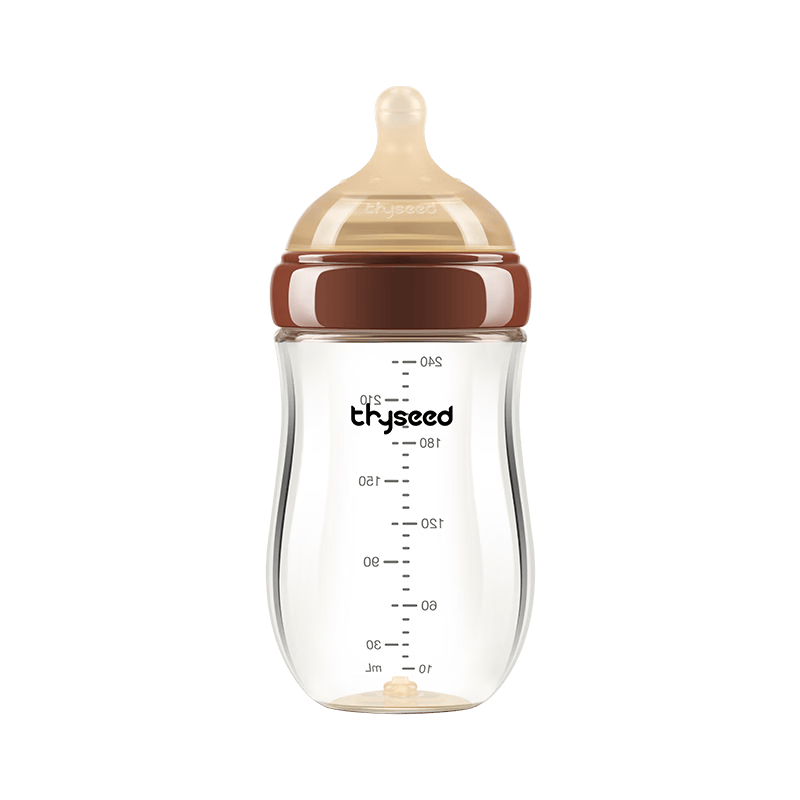 世喜奶瓶新生儿3-6个月以上防胀气玻璃婴儿仿母乳奶嘴240ml