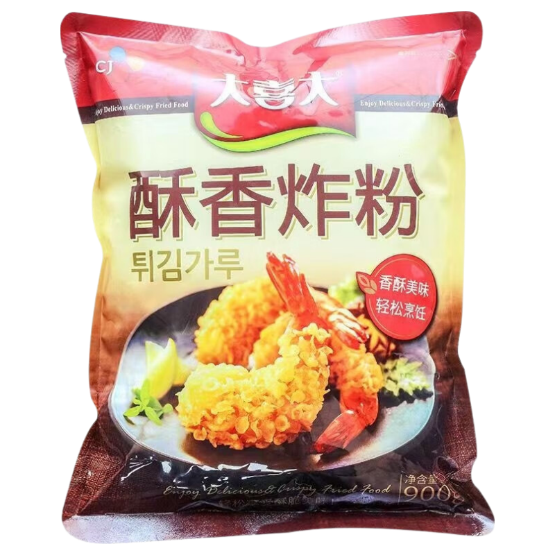 大喜大酥香炸粉900g家用韩式炸鸡粉裹粉脆皮油炸粉鸡米花鸡翅鸡排 大喜大酥香炸粉900g*1袋