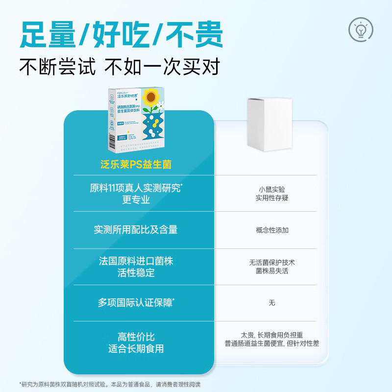 泛乐莱ps磷脂酰丝氨酸益生菌氨基丁酸官方正品法国进口菌株 ps益生菌 15袋*2盒