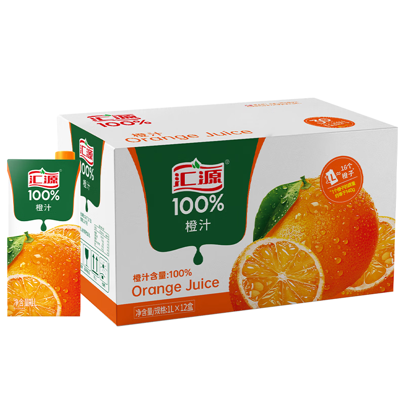 ��Դ 100%��֭ ����֭���� 1L*12 ����װ 116.55Ԫ�����׹���