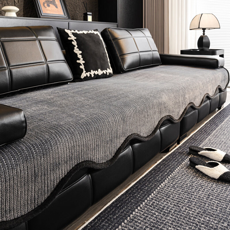 正圣沙发垫四季通用防滑2026年新款轻奢高级感劳伦斯沙发专用垫 异形未然-灰色 70cm*70cm