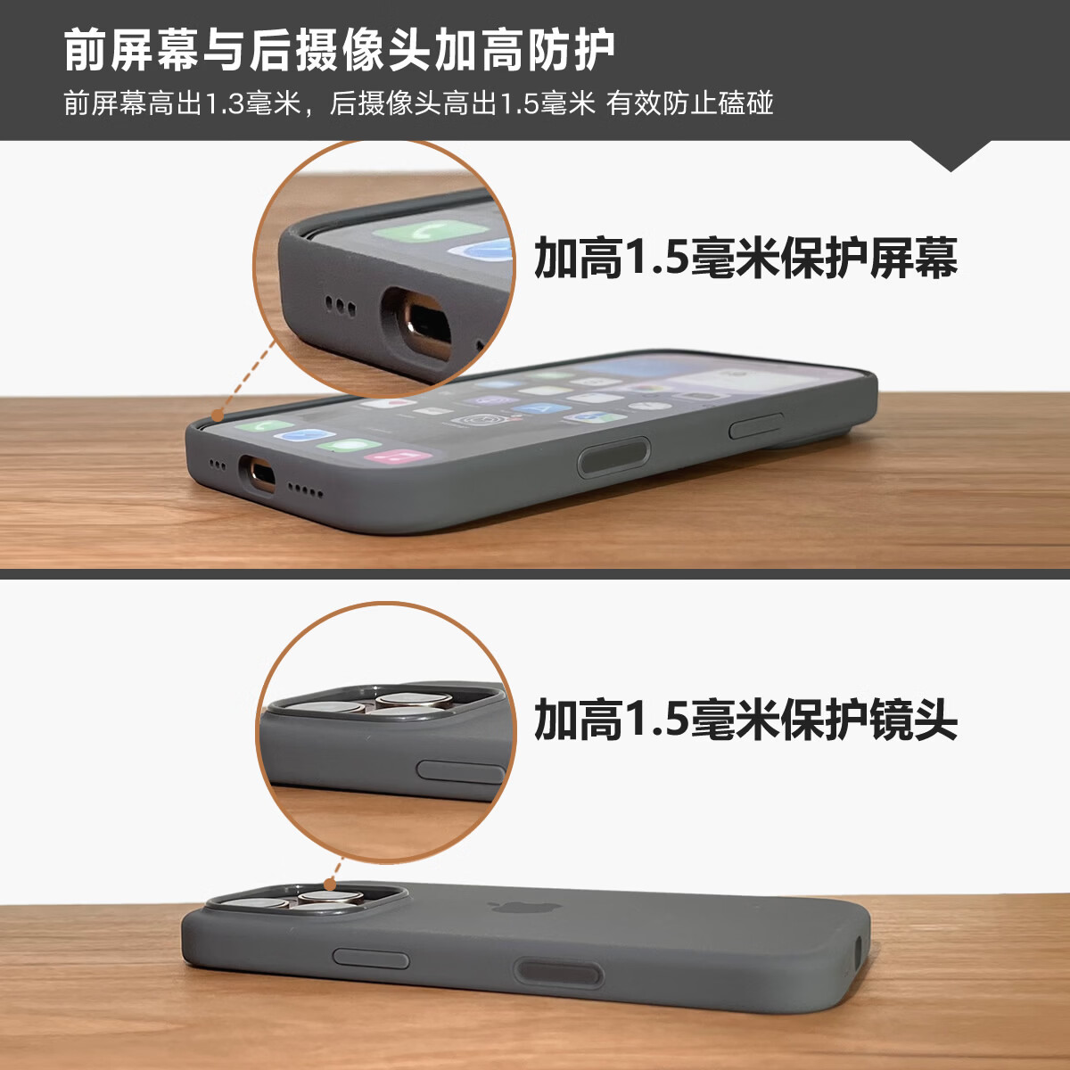 原装iPhone16pro手机壳液态硅胶16promax带相机按键MagSafe磁吸plus全包边防摔保护套正品适用苹果 [黑色] iPhone 16ProMax