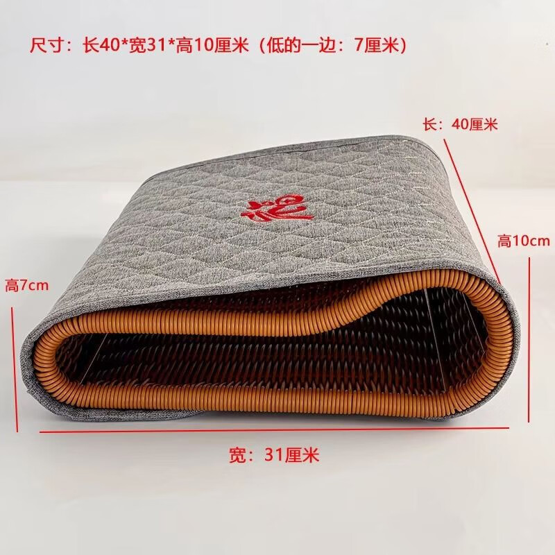 语森忆竹枕头硬男士专用【夏季】A06夏凉枕头夏天空心护颈颈椎镂空偏 仿藤凉枕【舒服一夏】 默认 40*30*8