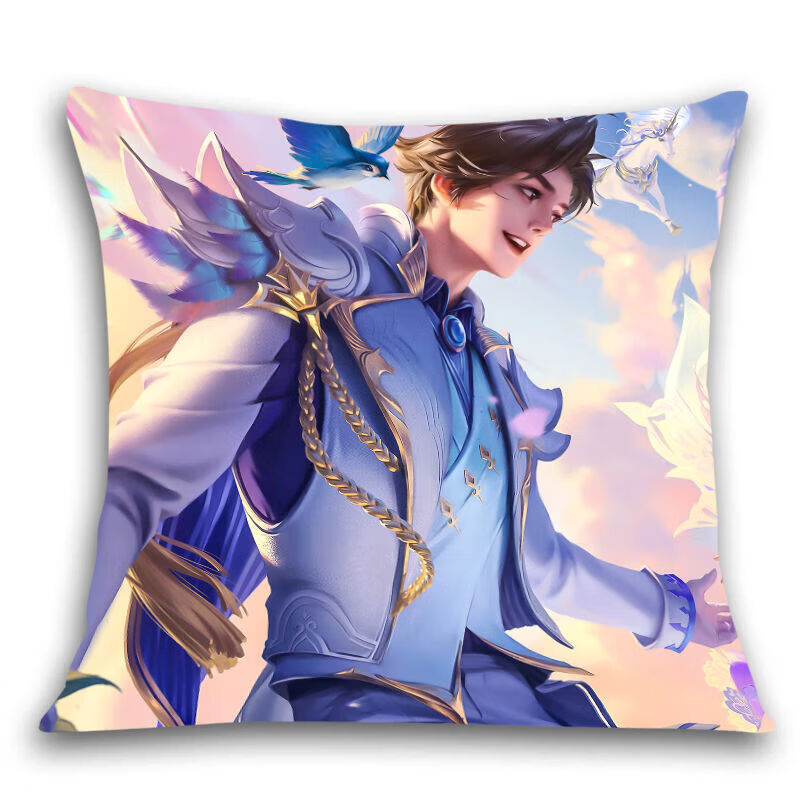 卡佰索王者荣耀孙策挚爱之约抱枕5050双面定制 女娲补天 35*35(含枕芯)