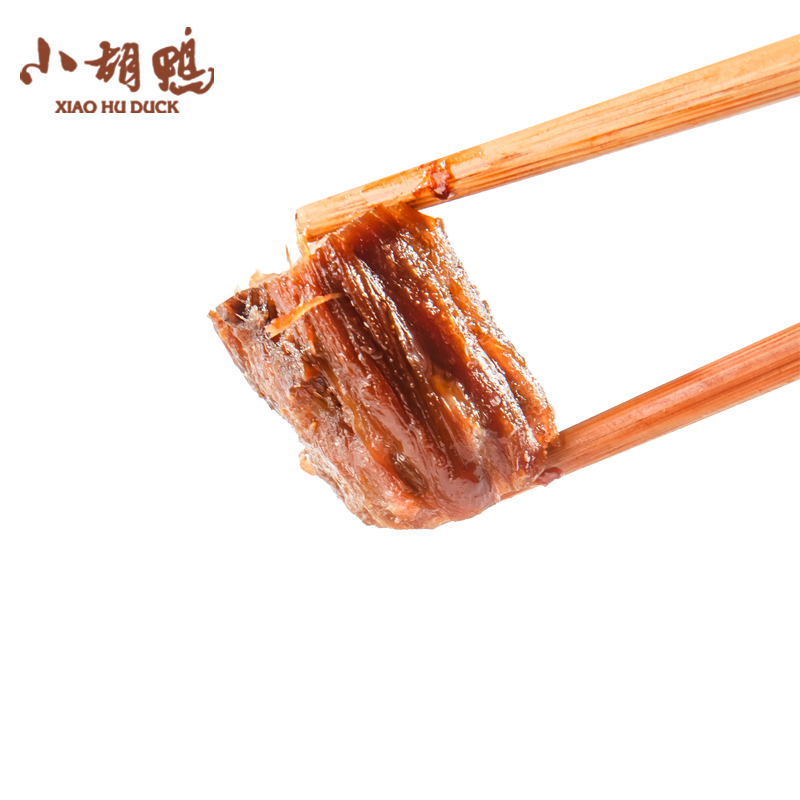 小胡鸭真空包装鸭脖香脆味118gx6袋零食不辣鸭脖子湖北特产 香脆味118