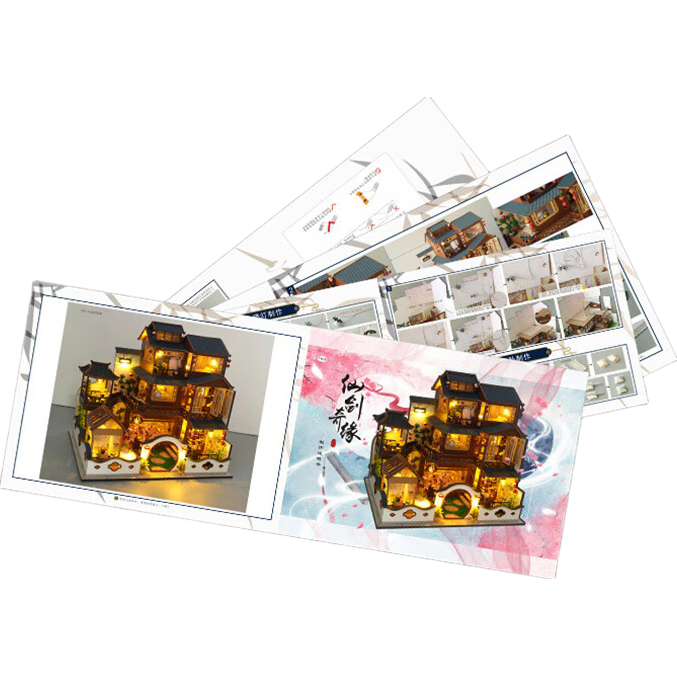 ��֮��diyС�ݱ���ƴͼ����3dģ�ͳ��˻�ľ���Ӱڼ����ƴװ�ֹ����� �����ַ��ְ桿�ɽ���Ե+����+����+������ 146Ԫ