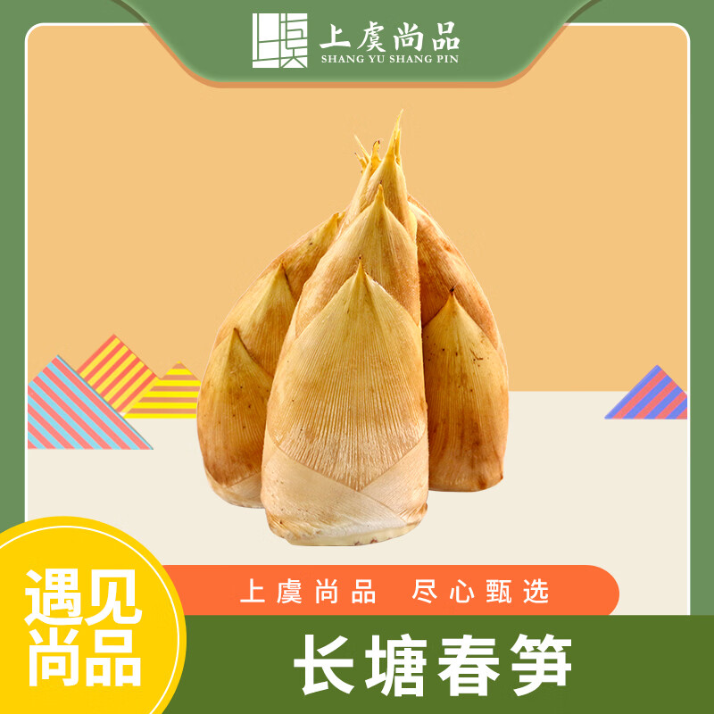 三侬公社 上虞尚品长塘春笋竹笋新鲜净重2500g  冬笋  黄土山笋农家嫩 